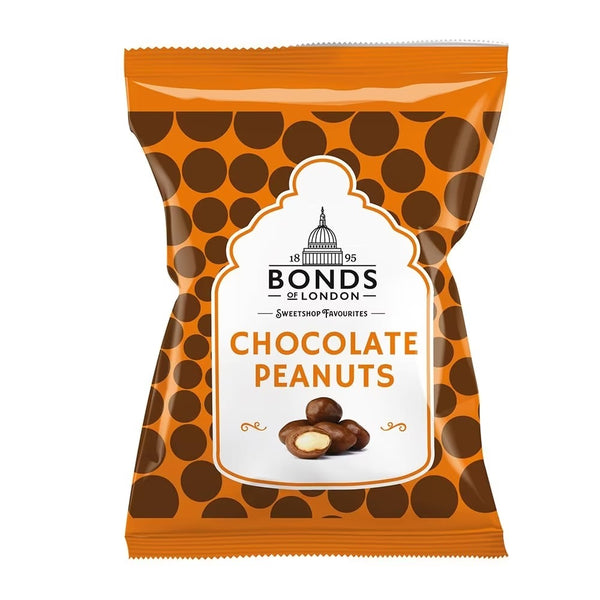 Bonds Chocolate Peanuts Bag 12 x 75g Bags
