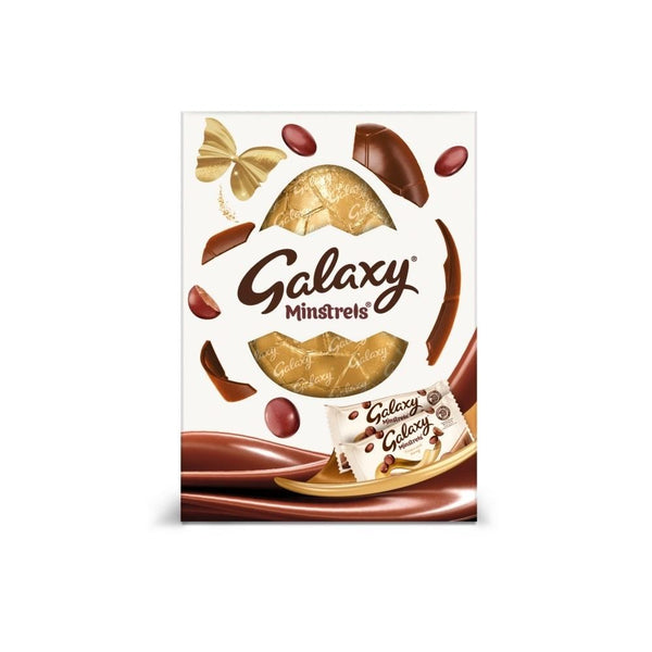 Galaxy Minstrels Milk Chocolate Large Easter Egg 204g
