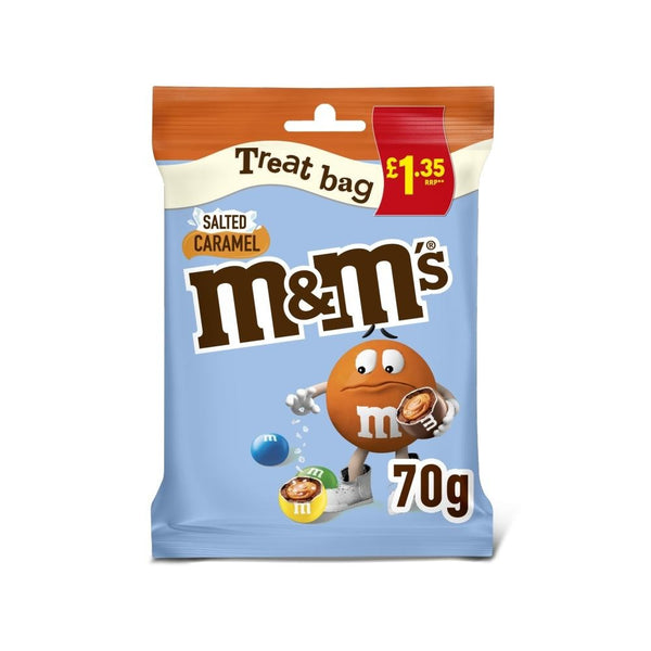 M&M's Salted Caramel Milk Chocolate Treat Bag £1.35 PMP 70g x 16