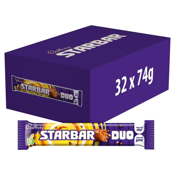 Cadbury Starbar Duo Chocolate Bar 32 x 74g