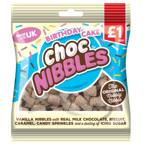 Sweet Dreams Birthday Choc Nibbles Bag 135g £1 PMP x 12 Bags