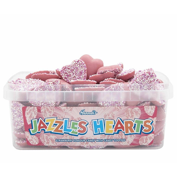 Hannah's Jazzles Hearts Tub 600g