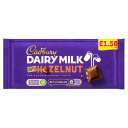 Cadbury Dairy Milk Chopped Hazelnut Chocolate Bar £1.50 PMP 95g x 22 Bars